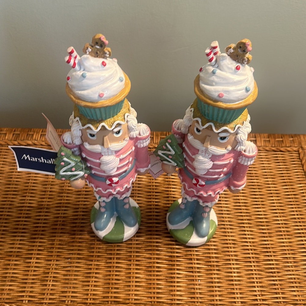 Last day for these; Brand New pink and pastel nutcrackers.  Price is for 2.